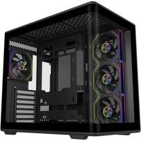 Cooler Master Elite 600 ARGB E600-KGNN-S01, kompiuterio korpusas, ATX, juodas, grūdintas stiklas, 4 ventiliatoriai, 2x USB 3.0