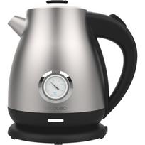 Cecotec elektrinis virdulys Thermosense 620 Retro 1458, 2200 W, 1.7 l, nerūdijantis plienas, sidabrinės, analoginis termometras