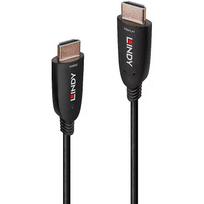 Lindy optinio pluošto hibridinis HDMI kabelis 38512, 20 m, 48Gbit/s, 8K UHD, HDMI 2.1, 120 Hz, HDR10+, Dolby Vision, eARC, VRR