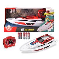 Simba-Dickie Radijo valdomas laivas Sea Cruiser 201106003, 1:48, 34 cm, 2 km/h, 2,4 GHz, balta/raudona, nuo 6 m.