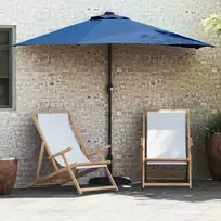 Sodo skėtis Azurblau 294 x 150 x 224 cm Poliesteris ir plienas