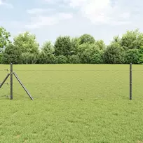 Heksagoninė tvora Pilka 1 x 50 m PVC