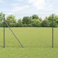 Heksagoninė tvora Pilka 1,5 x 50 m PVC