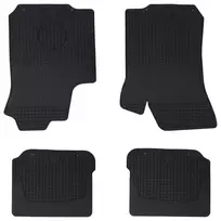Automobilių kilimėlis 4 pcs Juoda Guma