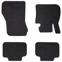 Automobilių kilimėlis 4 pcs Juoda tinkamas BMW 1er 2017- Guma