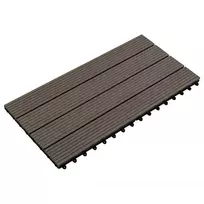 Terasinė Plytelė 6 pcs Tamsiai rudas 60 x 30 cm MPK