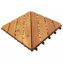 Terasinė Plytelė 10 pcs Ruda 30 x 30 cm Akacijos kietasis medis