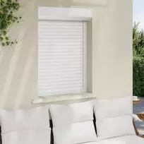 Ritinys uždangalas Baltas 70 x 100 cm Aliuminis ir poliuretanas