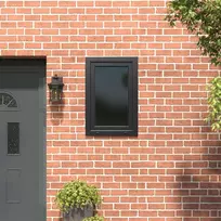 Požeminio lango RISOR 60 x 80 cm PVC ir stiklas Antracito