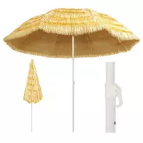 Paplūdimio skėtis, natūralus, 300cm, havajietiško stiliaus