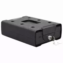 Automobilio Seifas su užraktu Juoda 22 x 16 x 7 cm Plienas