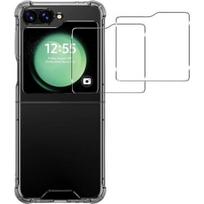 Apsauginis dėklas Samsung Galaxy Z FLIP 6 ir 2 stiklo plėvelės ekranui Phonillico®