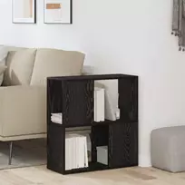 TV spintelių komplektas Juoda 60 x 24 x 63 cm Apdirbta mediena