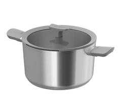 Puodas BergHOFF Moonmist, Ø24 cm, 5.6 l, sidabro sp.