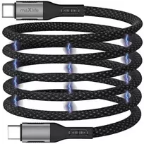 maXlife MXUC-11 data transfer and charging cable | USB-C to USB-C | 100W | 1m