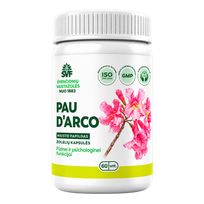 Pau D'arco, maisto papildas kapsulėse, Švenčionių vaistažolės, 60 vnt.