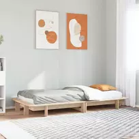 Lovos rėmas be čiužinio, 90x190cm, pušies medienos masyvas