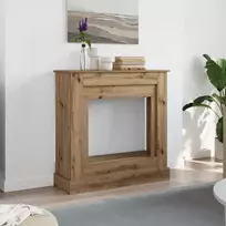 Židinio apvadas, artisano ąžuolo, 90x30x90cm, apdirbta mediena
