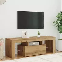 Televizoriaus spintelė su LED, artisano, 120x36,5x40cm, mediena