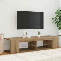 Televizoriaus spintelė su LED, artisano, 135x39x30cm, mediena