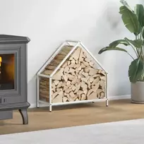 Malkų stovas Baltas 60x25x60 cm Šaltai valcuotas plienas