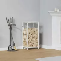Malkų stovas Baltas 34x25x70 cm Šaltai valcuotas plienas