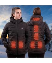 Moteriška šildoma striukė W-TEC HEATborg Lady - Juoda