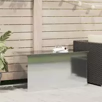 Lauko saugojimo dėžė Sidabro 100 x 50,5 x 50 cm Plienas