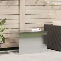 Lauko saugojimo dėžė Sidabro 80 x 50,5 x 50 cm Plienas