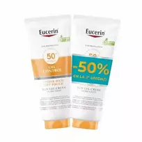 Eucerin Oil Control Dry Touch Sun Gel Cream Ultra Light 2x200ml