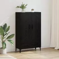 Aukštas spintelė su stalčių Juodas ąžuolas 70 x 31 x 115 cm
