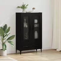 Aukštas spintelė su stalčių Juodas ąžuolas 70 x 31 x 115 cm