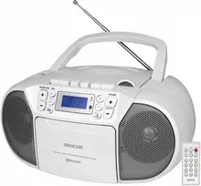 Sencor SPT 3907W radio tape recorder CD, BT, MP3, USB
