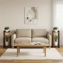 Augalų stovas su lentyna 2 pcs Senas medis 30 x 30 x 80 cm
