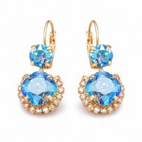 Auskarai „Clarice VI (Light Sapphire Shimmer)“ su Swarovski® kristalais