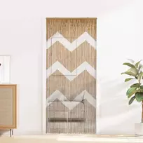Kenkėjų Durų Užuolaida multicolor 200 x 90 cm Bambukas