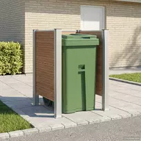 Atliekų konteinerio tvora Ruda 85 x 85 x 115 cm Alavas ir WPC