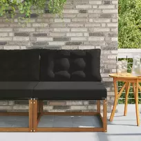 Lauko Vidurinis Sofa Kietasis akacijos medis ir Textilene