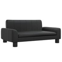 Vaikiška sofa vidaXL, juoda