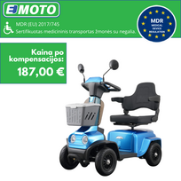 Elektrinis skuteris VIVAGO MDR, 500W 20AH Ličio jonų⚡️ eMOTO