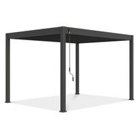 Pavėsinė Pergola Elegance, 3x4 m, tamsiai pilka