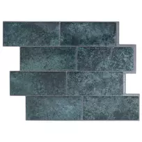 Metro plytelė 50 pcs Mėlyna žalia 29 x 21 cm
