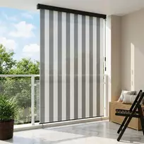 Roletas Antracito ir baltos 120 x 250 cm Audinys ir aliuminis
