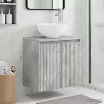 Sieninis kriauklės spintelė Betono pilka 49,5 x 35 x 63 cm