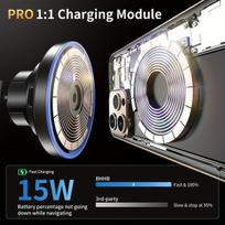 15 W magnetinis automobilio įkrovimo laikiklis, T208, juodas, be automobilinio įkroviklio, „MagSafe“