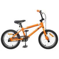 BMX Dviratis 18 Colių 7-10 metų amžiaus Oranžinė
