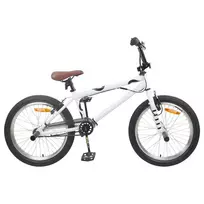 BMX Dviratis 20 Colių skirta vyresniems nei 9 metų Balta