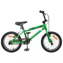 BMX Dviratis 16 Colių 5-8 metų amžiaus Žalia