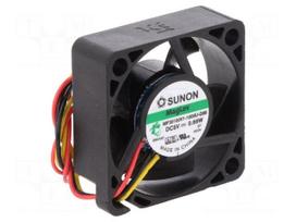Fan: DC | axial | 5VDC | 30x30x10mm | 9.3m3/h | 23dBA | Vapo | Out: F type