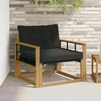Lauko sofos komplektas Kietasis akacijos medis ir Textilene